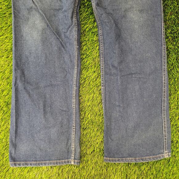 Vintage LEVIS With-A-Skosh Jeans 38x30 Dark-Wash Whiskered - Picture 14 of 16